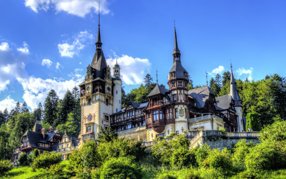 Peleș Castle is a Neo-Renaissance castle in the Carpathian Mountains, near Sinaia, Romania.