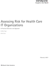Assessing Risk for Health Care IT Organizations